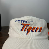 Vintage Detroit Tigers Corduroy Snapback Hat (1990s)