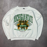 1990s MSU “Paisley” Gruff Sparty Crewneck Sweatshirt Large