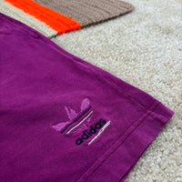 Vintage Adidas Purple Sweat Shorts Large