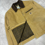 1990s Carhartt Detroit Jacket Camel/Brown XL