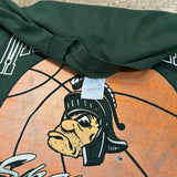 Vintage MSU Gruff Sparty Basketball Shirt XL (1990s)