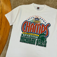 Vintage MSU “Champs” NCAA Final Four basketball T-Shirt XL (2000)