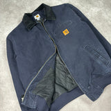 Y2K Carhartt Bankston Jacket Navy Medium