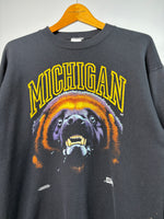 1991 Big Wolverine University Of Michigan Crewneck Large