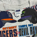 1998 Detroit Tigers “Inaugural Series” Graphic T-Shirt Large