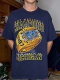 1997 Ring Champions University Of Michigan T-Shirt X-Large