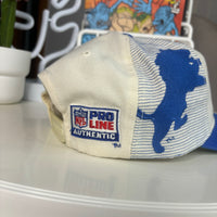 1990s Detroit Lions Sports Specialties “Laser” Snapback Hat