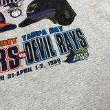 1998 Detroit Tigers “Inaugural Series” Graphic T-Shirt Large