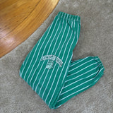 Vintage MSU Gruff Sparty Pinstripe Pants Small (1990s)