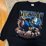 Vintage UofM “Tear Through” Crewneck Sweatshirt XL (1990s)