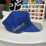 1990s Detroit Lions Color-block Snapback Hat