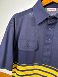 1980s Collared UofM Polo Shirt Large