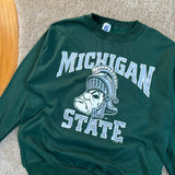 Vintage MSU Gruff Sparty Logo 7 Sweatshirt XL (1990s)