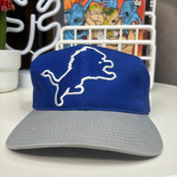 1990s Detroit Lions Plain Logo Snapback Hat