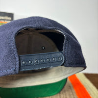 Y2K Stussy Wool Navy Blue Snapback