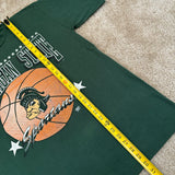 Vintage MSU Gruff Sparty Basketball Shirt XL (1990s)