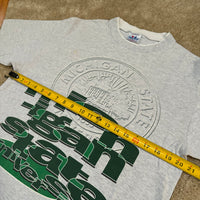 Vintage MSU “Double Collar/Sleeve”T-Shirt Large (1990s)