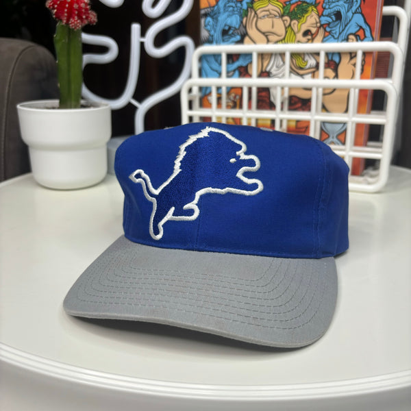 1990s Detroit Lions Plain Logo Snapback Hat