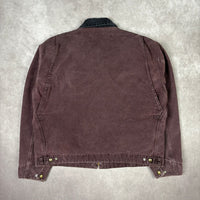 1990s Carhartt Detroit Jacket Burgundy XL