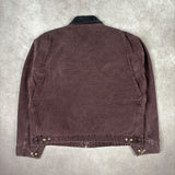 1990s Carhartt Detroit Jacket Burgundy XL