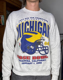 1997 BIG 10 Champions Rosebowl UofM Crewneck Medium