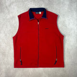 1998 Patagonia Red Synchilla Fleece Zip Up Vest XXL