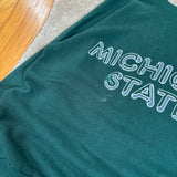 Vintage MSU “Michigan State” Raglan Crewneck Sweatshirt Large (1980s)