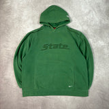 Y2K MSU Nike Team Hoodie Sweatshirt XL