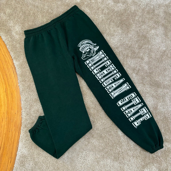 Vintage MSU Gruff Sparty Jogger Sweatpants Large (1990s)