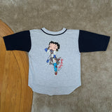 Vintage Betty Boop Baseball T-Shirt Medium