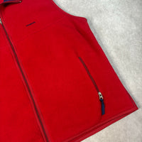 1998 Patagonia Red Synchilla Fleece Zip Up Vest XXL