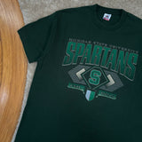 Vintage MSU Spellout “Block Letter” T-Shirt Large (1990s)