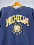 1980s Crest UofM Raglan Crewneck Medium