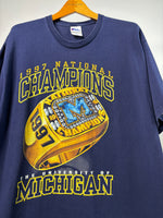 1997 Ring Champions University Of Michigan T-Shirt X-Large