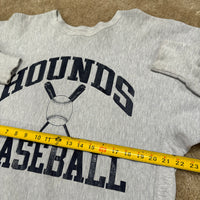 Vintage Hounds Baseball Champion Reverse Weave Crewneck Sweatshirt (1990s)