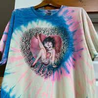 Y2K Betty Boop Tie Dye T-Shirt XL (2008)