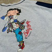 Vintage Betty Boop Baseball T-Shirt Medium