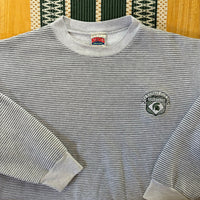 Vintage MSU Striped Sweatshirt Large (1990s)