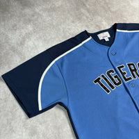 1990s Detroit Tigers Starter Baby Blue Baseball Jersey X-Large