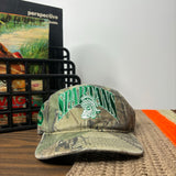 1990s MSU Gruff Sparty Camo Snapback Hat