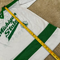 Vintage MSU Gruff Sparty “Slapshots” Hockey Jersey XL (1992)