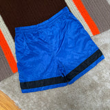 Vintage Nike Blue Satin Shorts Large