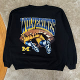 Vintage UofM “Tear Through” Crewneck Sweatshirt XL (1990s)