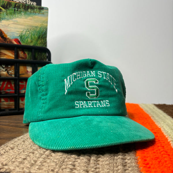 1990s MSU Corduroy Snapback Hat