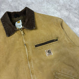 1990s Carhartt Detroit Jacket Camel/Brown XL