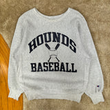 Vintage Hounds Baseball Champion Reverse Weave Crewneck Sweatshirt (1990s)