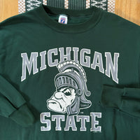 Vintage MSU Gruff Sparty Logo 7 Sweatshirt XL (1990s)