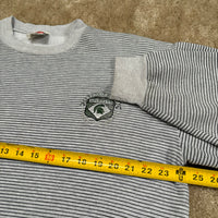 Vintage MSU Striped Sweatshirt Large (1990s)