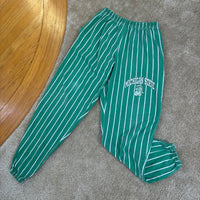 Vintage MSU Gruff Sparty Pinstripe Pants Small (1990s)