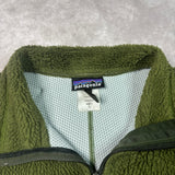 Y2K Green Patagonia Deep Pile Synchilla Fleece Retro-X Jacket Large